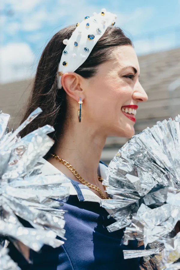 Penn State Logo Hoop Earrings-Brianna Cannon Online