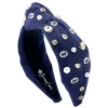 Penn State Navy Logo Headband-Brianna Cannon Fashion