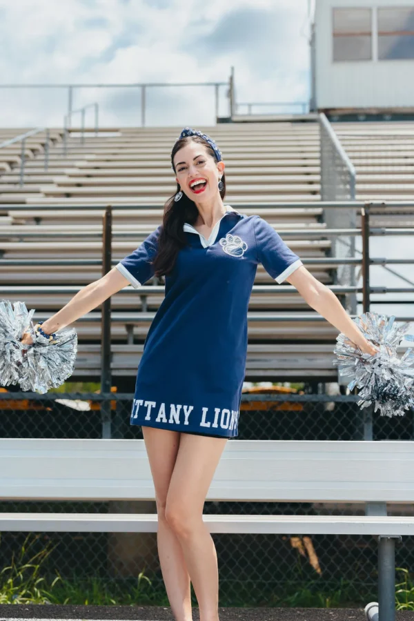 Penn State Navy Logo Headband-Brianna Cannon Fashion