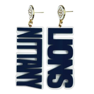 Penn State Navy NITTANY LIONS Earrings-Brianna Cannon Clearance