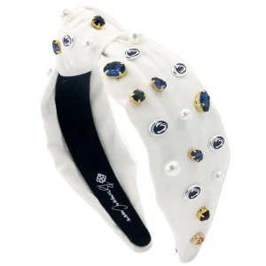 Penn State White Logo Headband-Brianna Cannon Hot