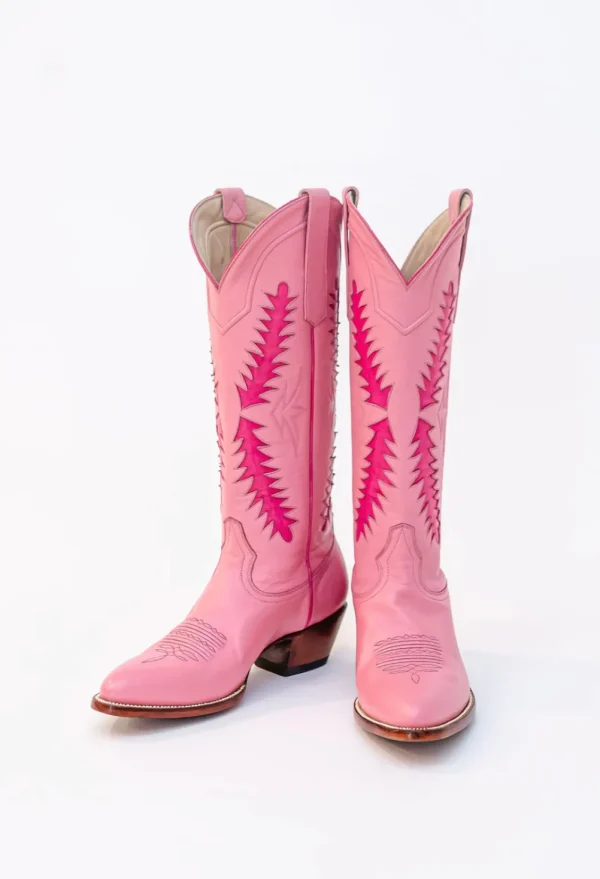 Petite Paloma Finnley Boot - Pink/Hot Pink-Brianna Cannon Best