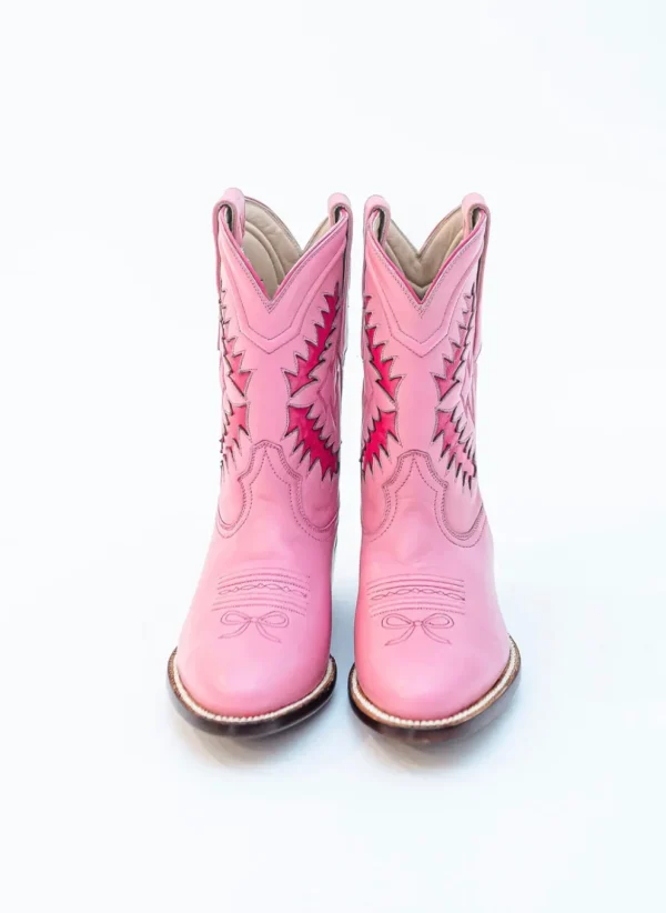 Petite Paloma Little Miss Finnley Boot (Child Size)- Pink/Hot Pink-Brianna Cannon New