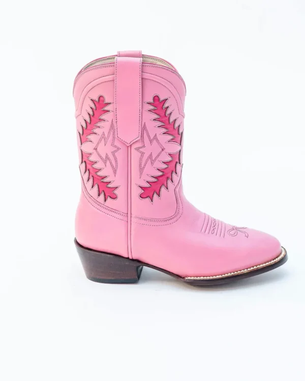 Petite Paloma Little Miss Finnley Boot (Child Size)- Pink/Hot Pink-Brianna Cannon New