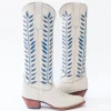 Petite Paloma Rory Boot - Bone/Blue-Brianna Cannon Clearance