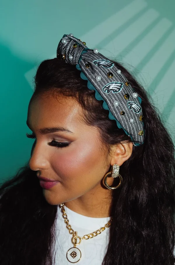 Philadelphia Eagles Adult Cross Stitch Headband-Brianna Cannon Online