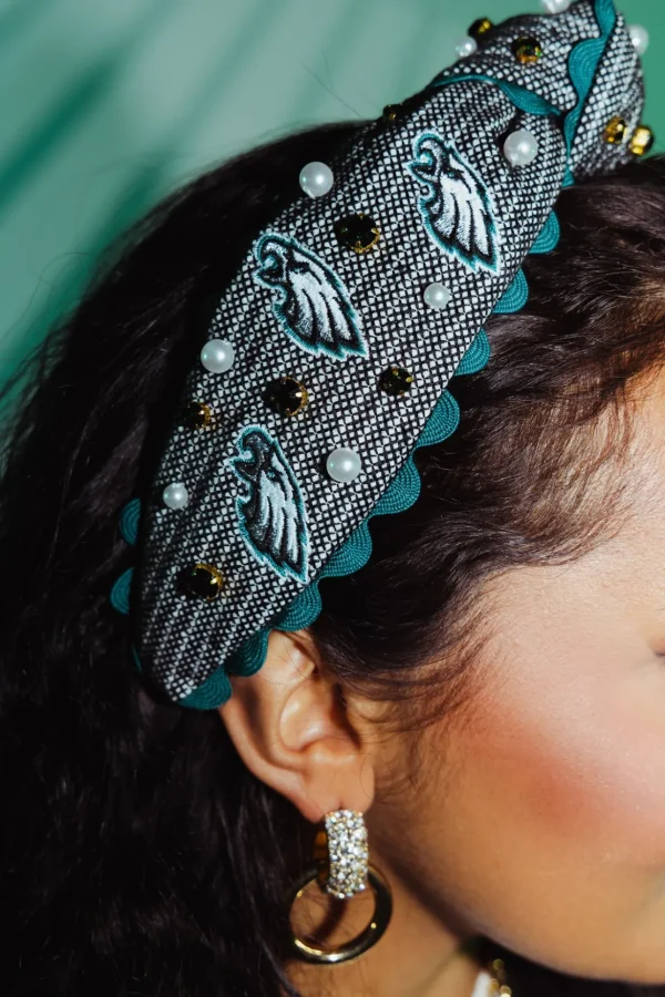 Philadelphia Eagles Adult Cross Stitch Headband-Brianna Cannon Online