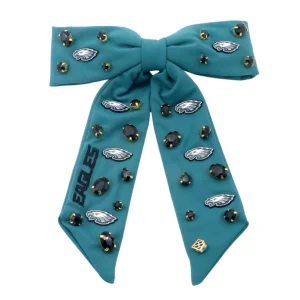 Philadelphia Eagles Bow Barrette-Brianna Cannon Outlet