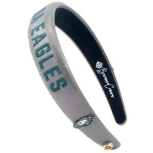 Philadelphia Eagles Thin Embroidered Headband-Brianna Cannon Hot