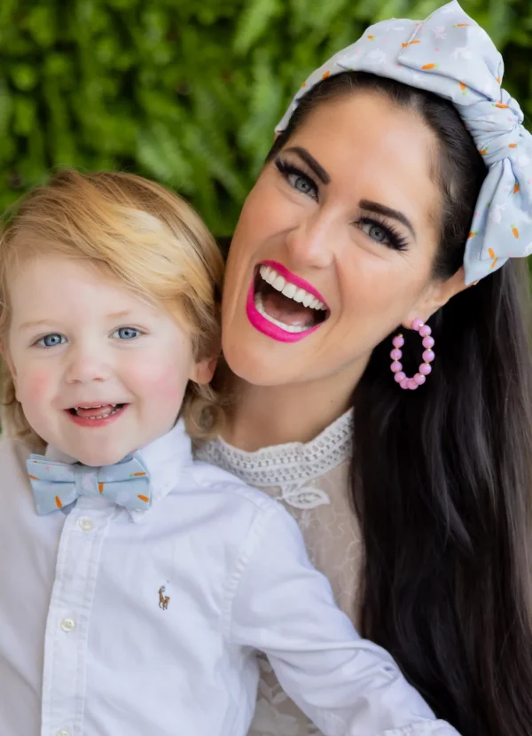 Pink Beaded Hoop Earring-Brianna Cannon Clearance