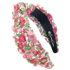 Pink Peonies Headband with Colorful Cabochons-Brianna Cannon Discount