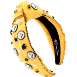 Pittsburgh Steelers Gold Logo Headband-Brianna Cannon Outlet