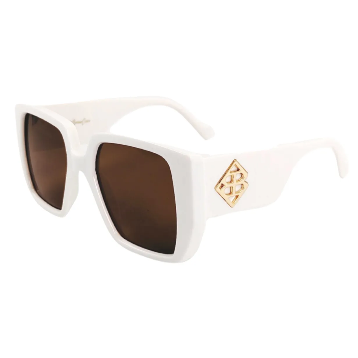 pure_white_bc_square_sung_0.webp Pure White BC Square Sunglasses with Polarized Lenses-Brianna Cannon Discount