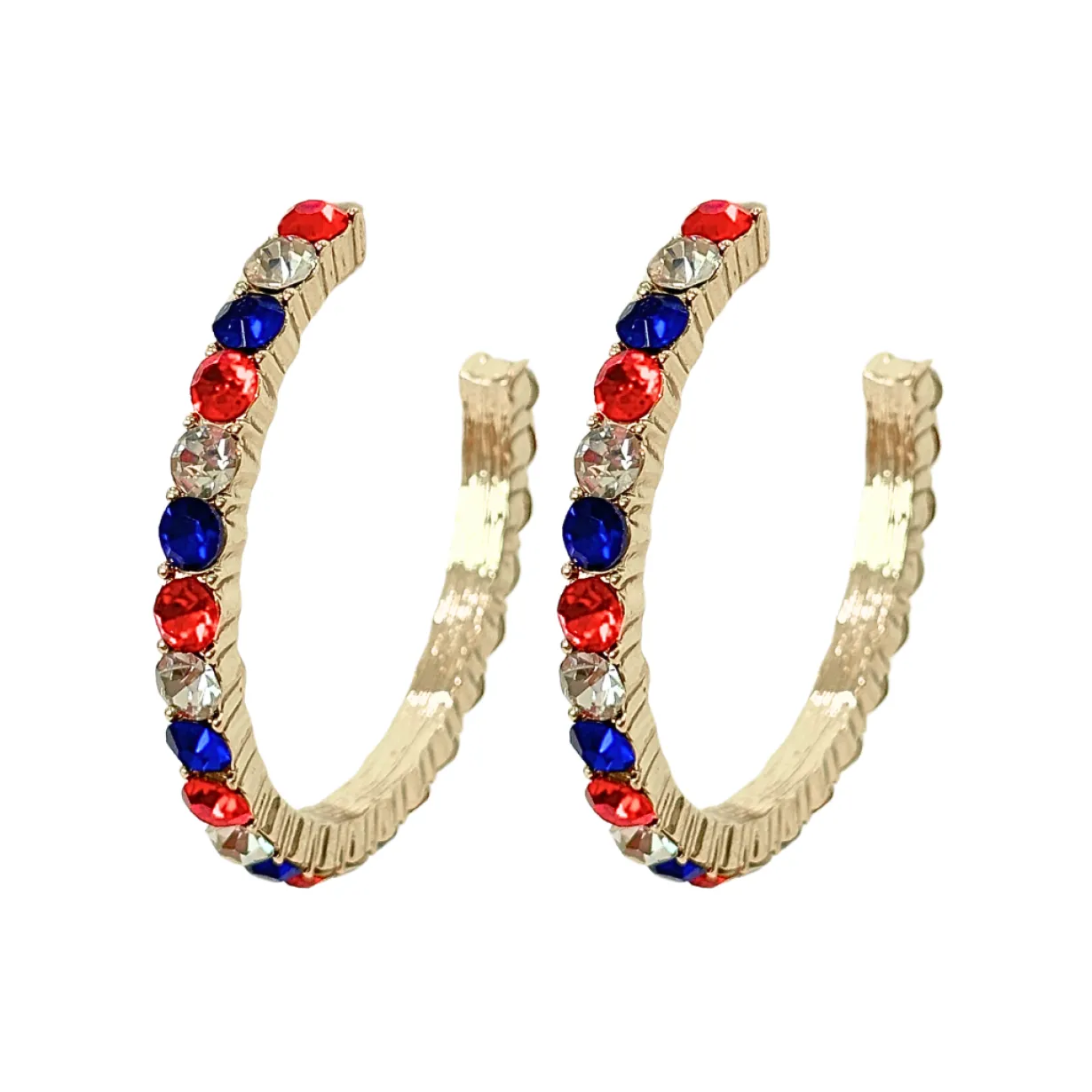red_white__blue_crystal_h_0.webp Red, White & Blue Crystal Hoop Earrings-Brianna Cannon Fashion