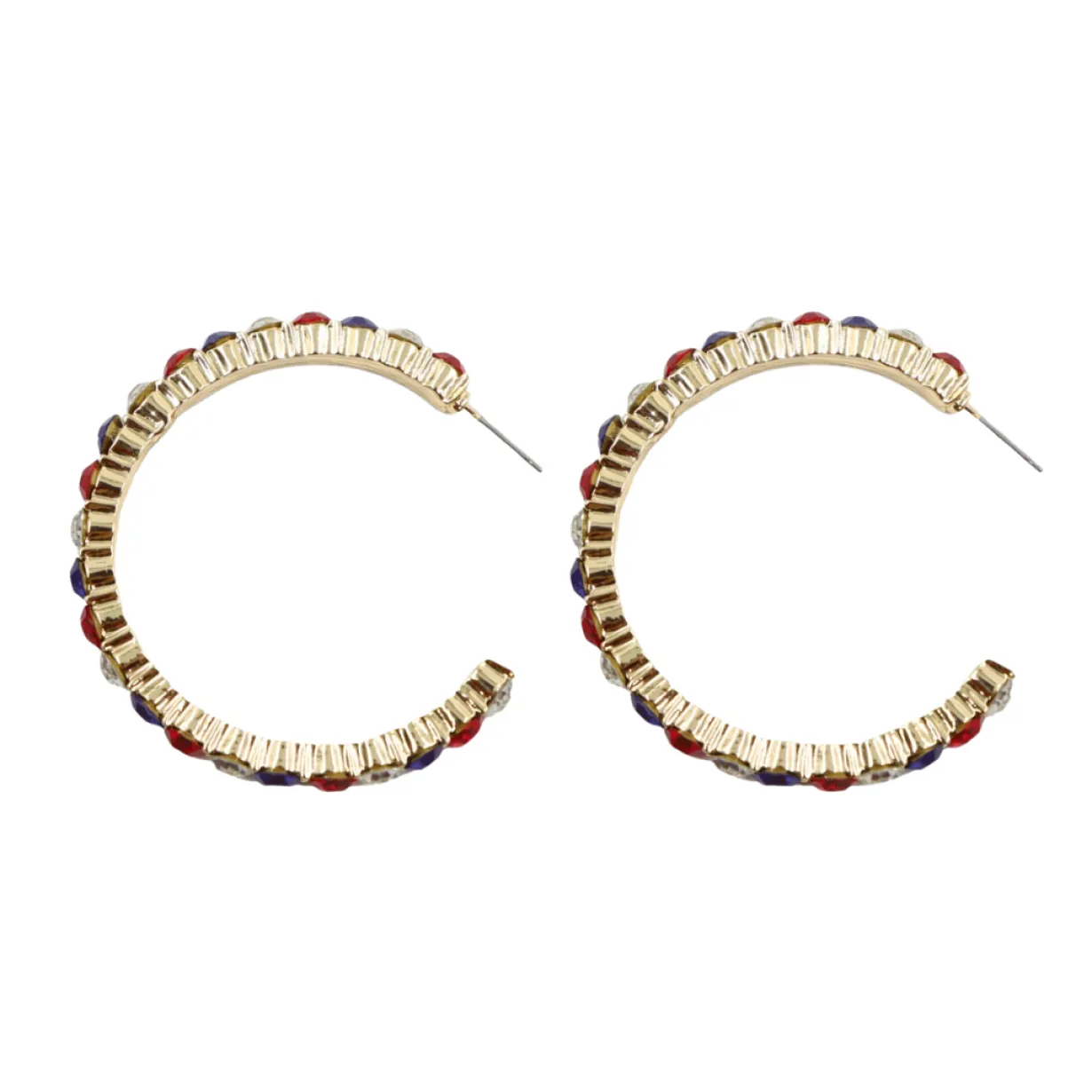 red_white__blue_crystal_h_3.webp Red, White & Blue Crystal Hoop Earrings-Brianna Cannon Fashion