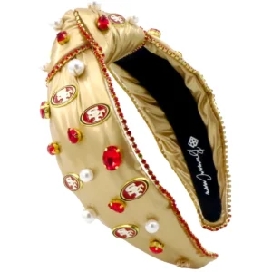 San Francisco 49ers Gold Logo Headband-Brianna Cannon Discount