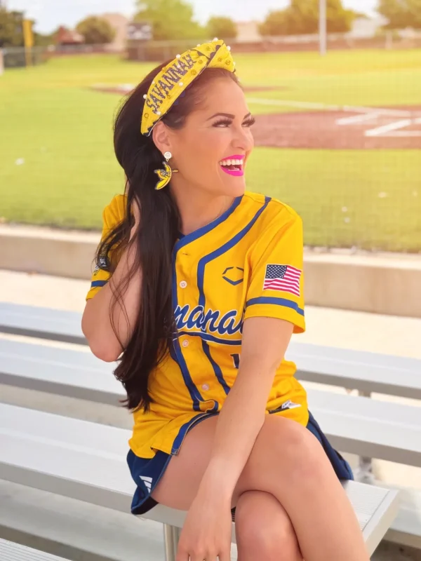 SAVANNAH BANANAS Cross Stitch Headband-Brianna Cannon Hot