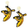 Savannah Bananas Logo Earrings-Brianna Cannon Discount