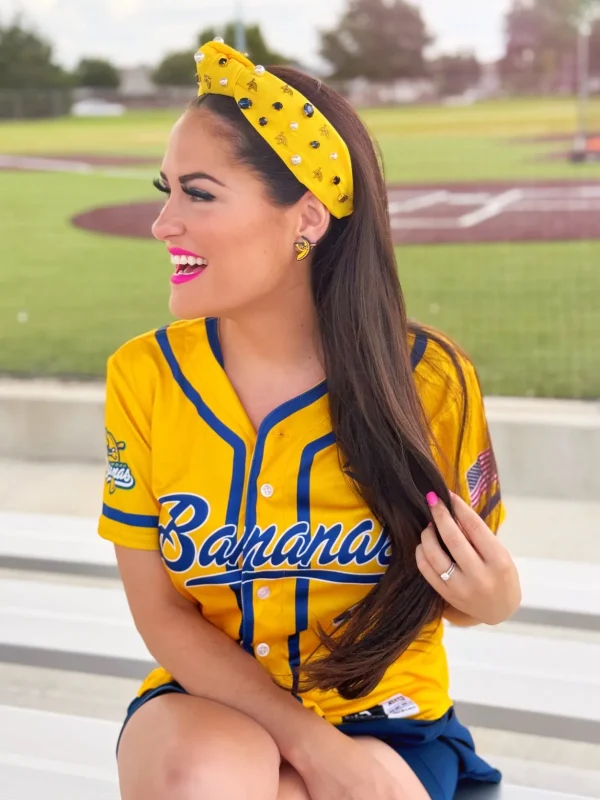 Savannah Bananas Logo Stud Earrings-Brianna Cannon Clearance