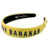 Savannah Bananas Thin Embroidered Headband-Brianna Cannon Clearance