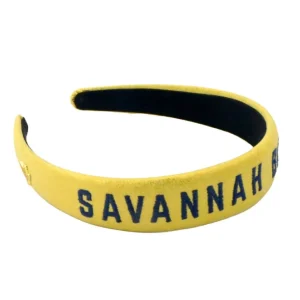 Savannah Bananas Thin Embroidered Headband-Brianna Cannon Clearance