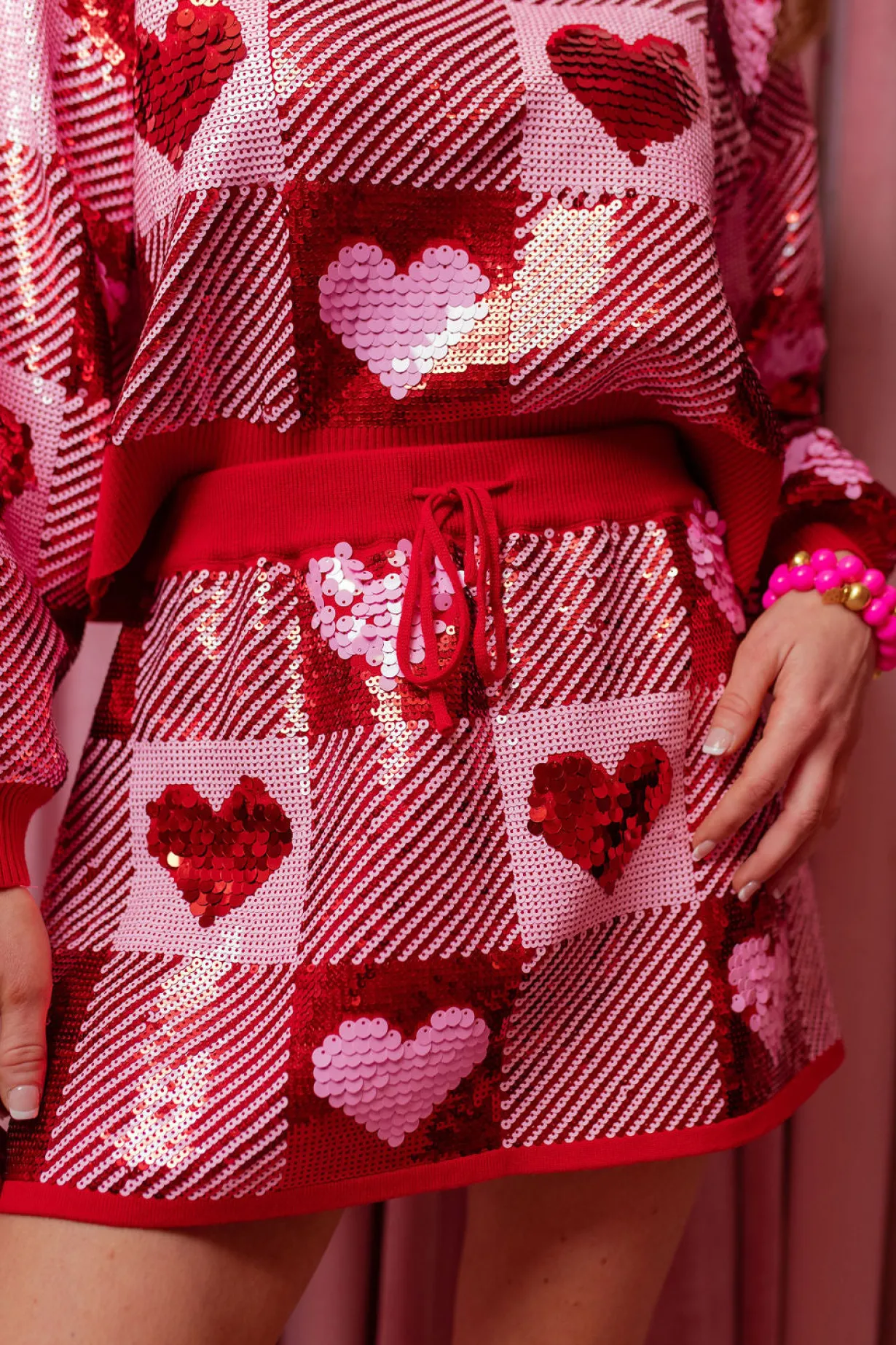 sequin_hearts_plaid_skirt_0.webp Sequin Hearts Plaid Skirt-Brianna Cannon Hot