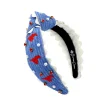 SMU Child Mustang Cross Stitch Headband-Brianna Cannon Online