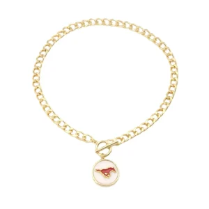 SMU Logo Necklace-Brianna Cannon Discount