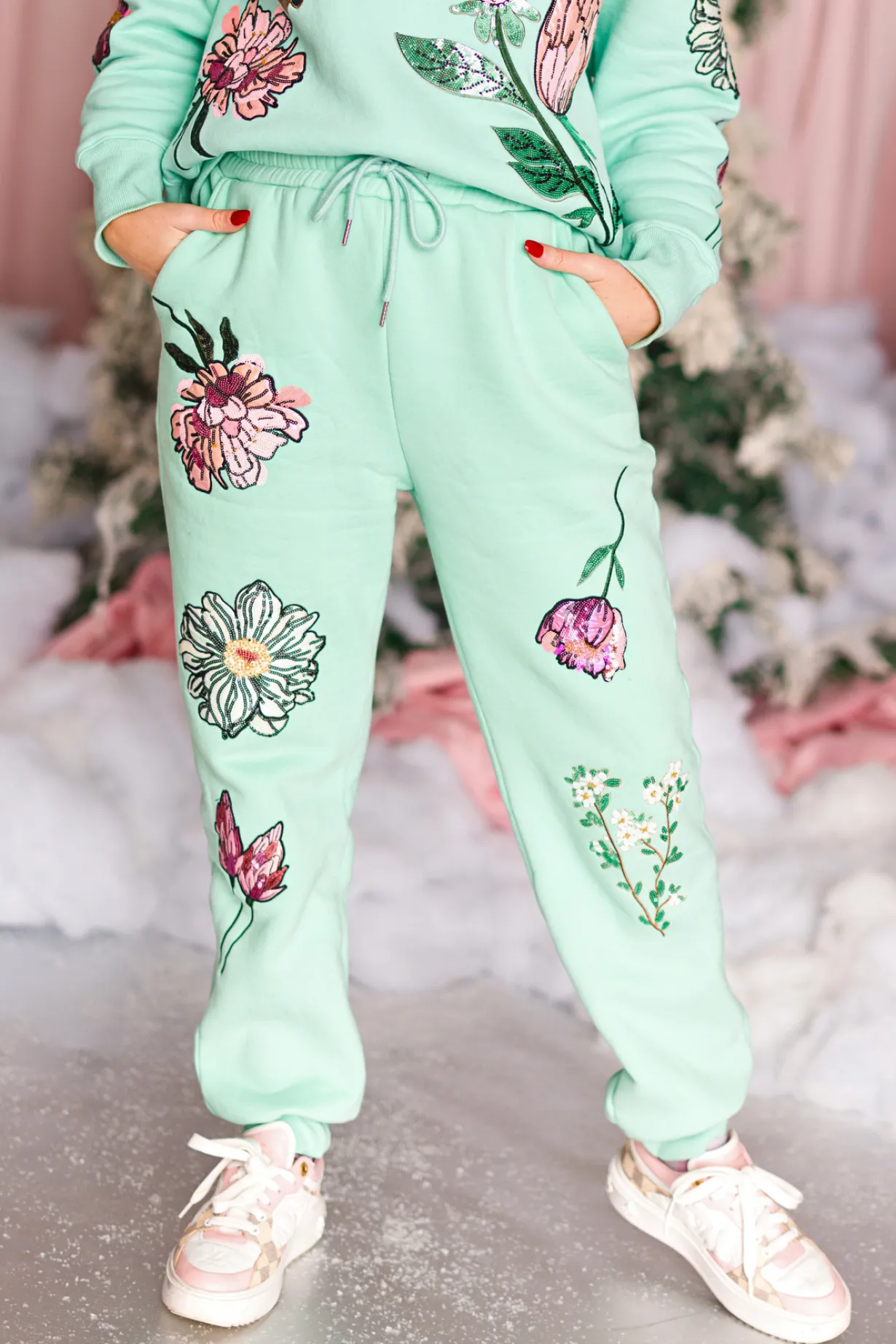 snowdrop_botanical_sweatp_0.webp Snowdrop Botanical Sweatpants in Mint-Brianna Cannon Hot