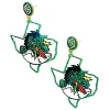Southlake Carroll Dragon Logo Earrings-Brianna Cannon Best