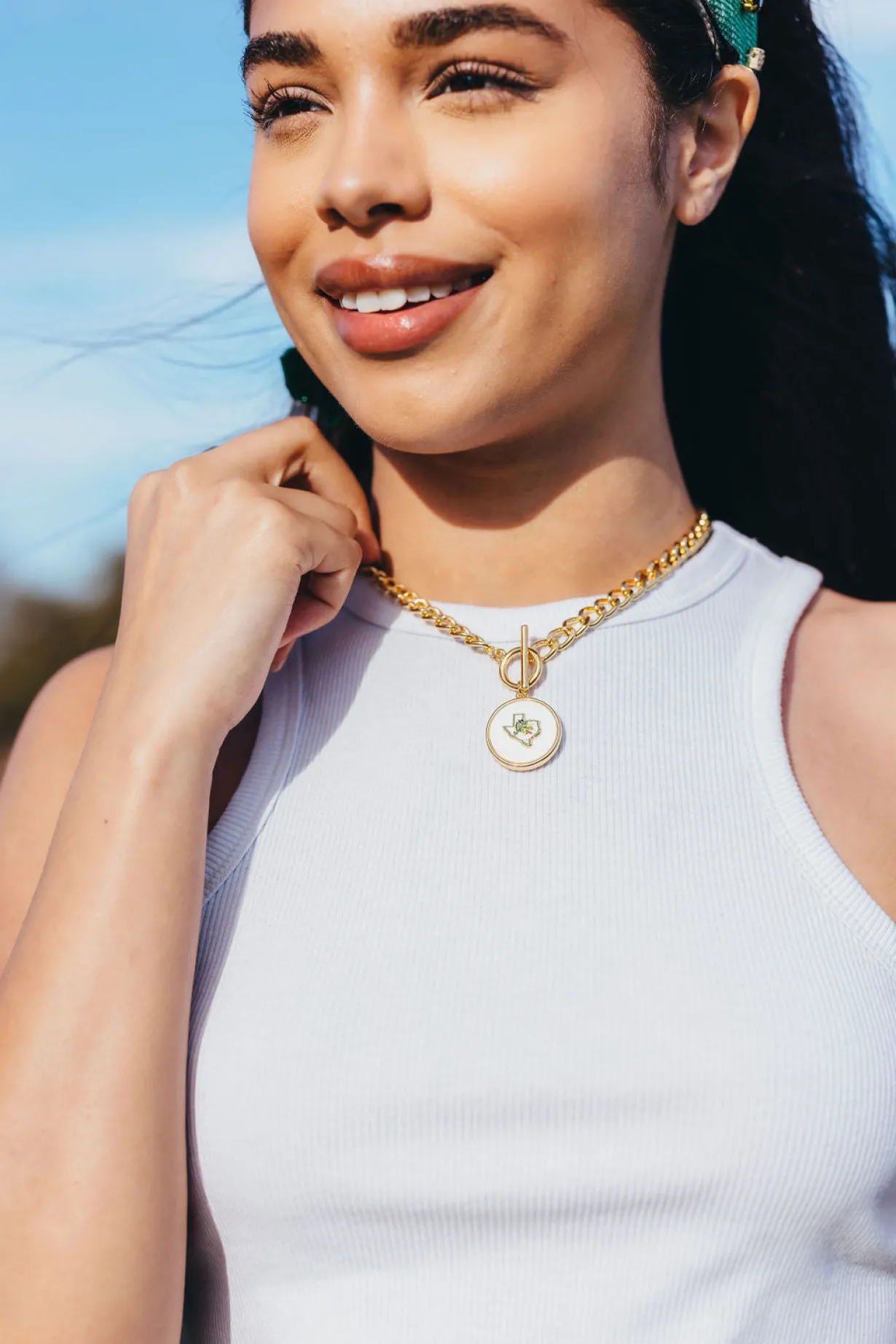 southlake_carroll_logo_ne_1.webp Southlake Carroll Logo Necklace-Brianna Cannon Online