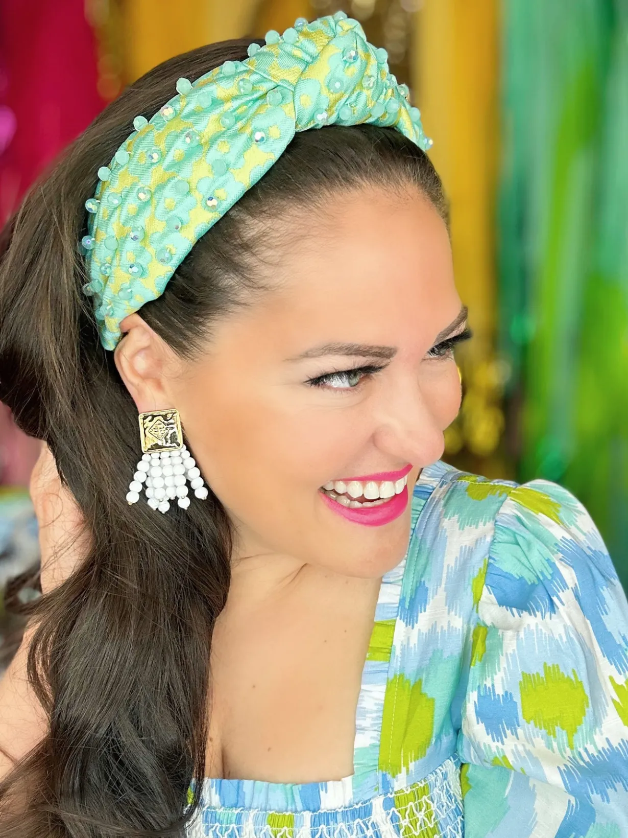 square_bc_icon_white_bead_6.webp Square BC Icon White Beaded Earrings-Brianna Cannon New