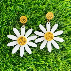 Summer 2021 - Large Darling Daisy Earrings-Brianna Cannon Outlet