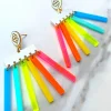 Summer 2020 - Mod Rainbow Logo Earrings-Brianna Cannon Hot