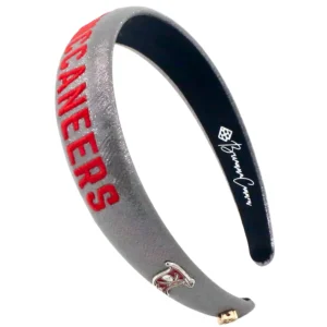 Tampa Bay Buccaneers Thin Embroidered Headband-Brianna Cannon Clearance