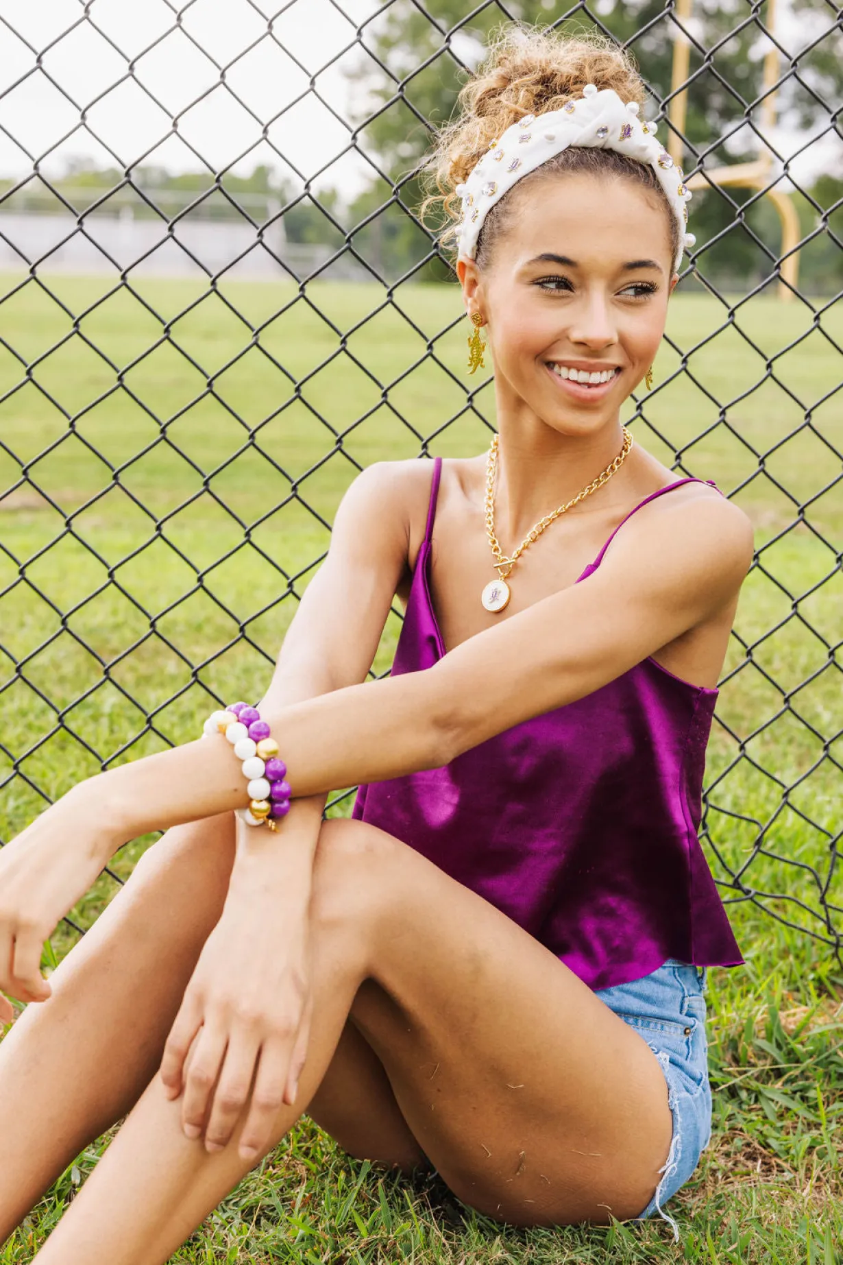 tcu_gold_horned_frog_earr_4.webp TCU Gold Horned Frog Earring with BC Logo-Brianna Cannon Outlet