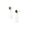 TCU Mini White RIFF RAM Earrings-Brianna Cannon Best