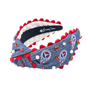 Tennessee Titans Adult Cross Stitch Headband-Brianna Cannon Outlet