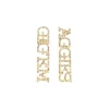 Texas A&M GIG'EM Pavé Rhinestone Stud Earrings-Brianna Cannon Sale