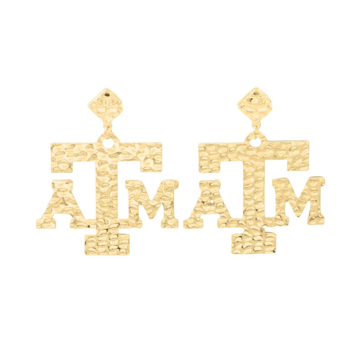 texas_am_gold_logo_earrin_0.webp Texas A&M Gold Logo Earring with BC Logo-Brianna Cannon Sale