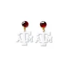 Texas A&M Mini White A&M Earrings-Brianna Cannon Discount