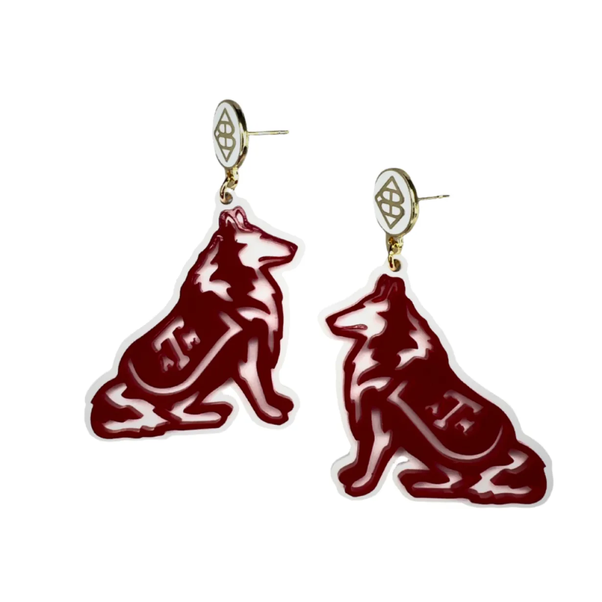 texas_am_reveille_earring_0.webp Texas A&M Reveille Earrings-Brianna Cannon Hot