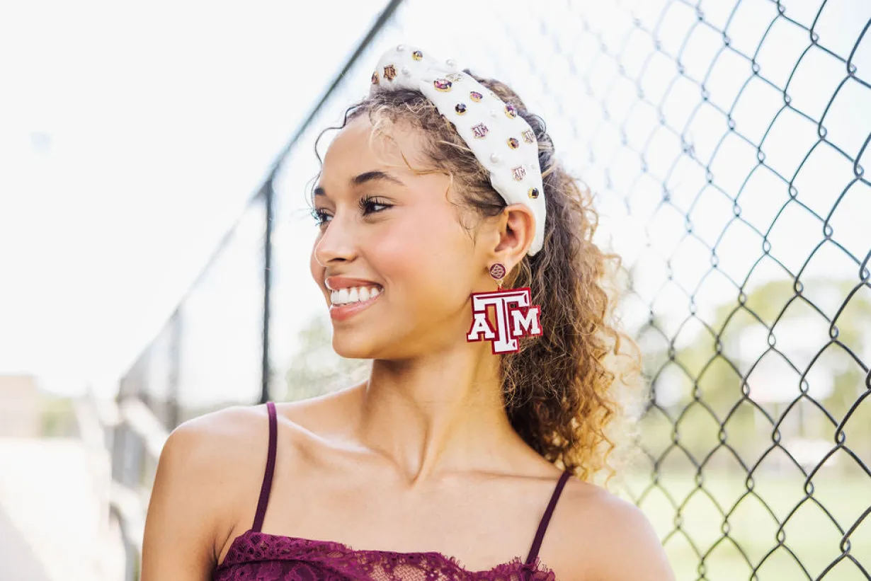 texas_am_white_and_maroon_1-1.webp Texas A&M White and Maroon Logo Earrings-Brianna Cannon Fashion
