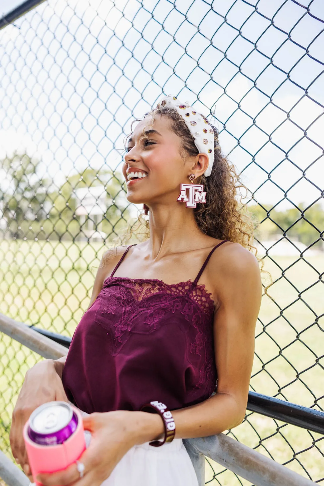 texas_am_white_and_maroon_3-1.webp Texas A&M White and Maroon Logo Earrings-Brianna Cannon Fashion