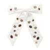 Texas A&M White Bow Barrette-Brianna Cannon Online