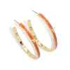 Texas Logo Hoop Earrings-Brianna Cannon Fashion