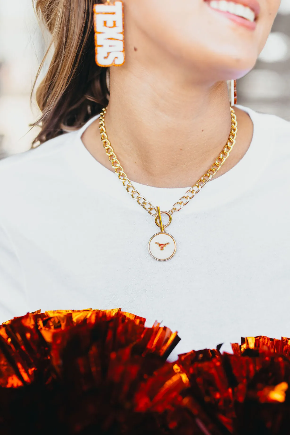 texas_logo_necklace_2.webp Texas Logo Necklace-Brianna Cannon Outlet
