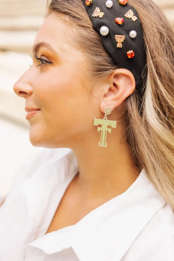 Texas Tech Black Logo Headband-Brianna Cannon Best