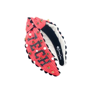 Texas Tech Child Size WRECK'EM TECH Cross Stitch Headband-Brianna Cannon Discount