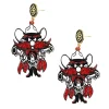 Texas Tech Raider Red Earrings-Brianna Cannon New